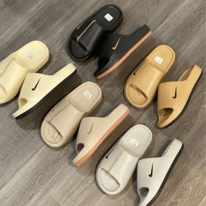Dép đúc bánh mì NK Calm Slide quai ngang nữ nam đi trong nhà đúc nguyên khối bản vân nhám