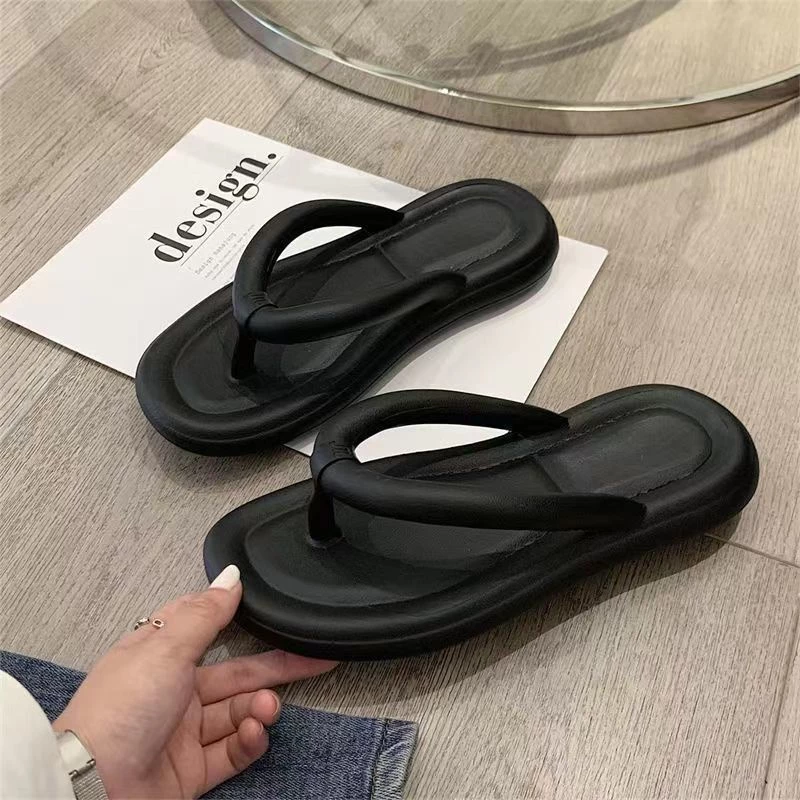Cách Đi Dép Xỏ Ngón Không Bị Đau Chân - màu đen tuyền